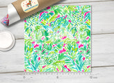 Lilly Inspired Jungle Cheetah Pattern Adhesive Vinyl L052